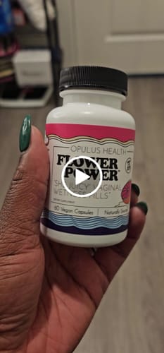Customer video review of Flower Power® 'She Juicy' Vaginal Moisture Supplement (60ct/ea)