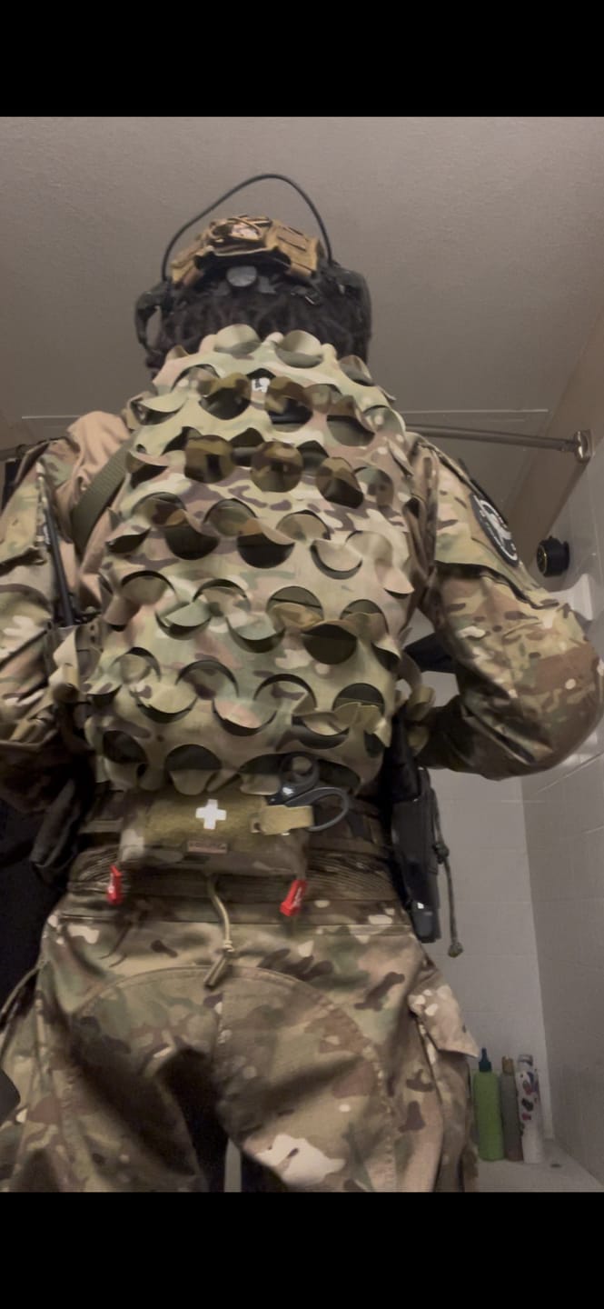 Customer photo review of Predator Ghillie™ Back Panel Cover