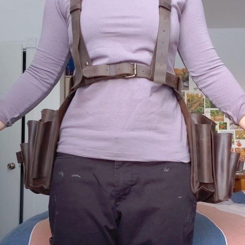 Customer photo review of Carpenter Tool Suspenders