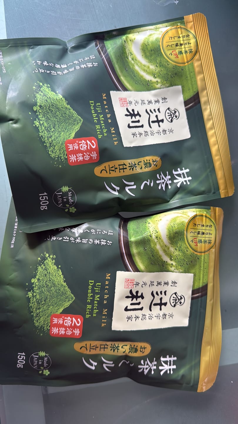 Customer photo review of Tsujiri Matcha Milk Uji Matcha Double Rich 150g