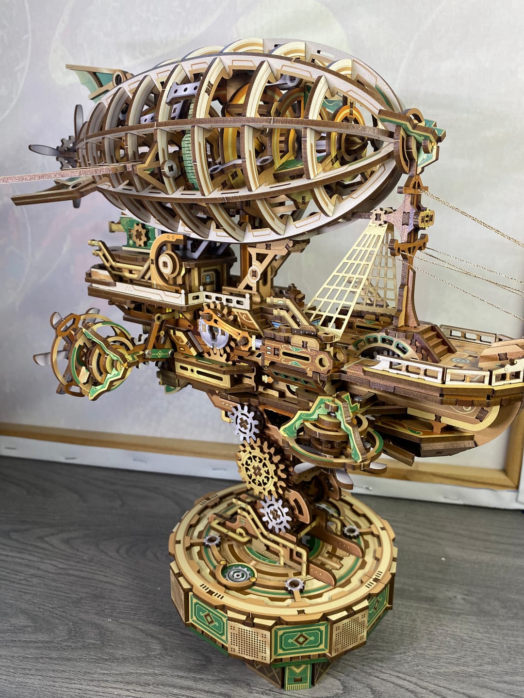 Customer photo review of Vapor Trek 3D Wooden Puzzle