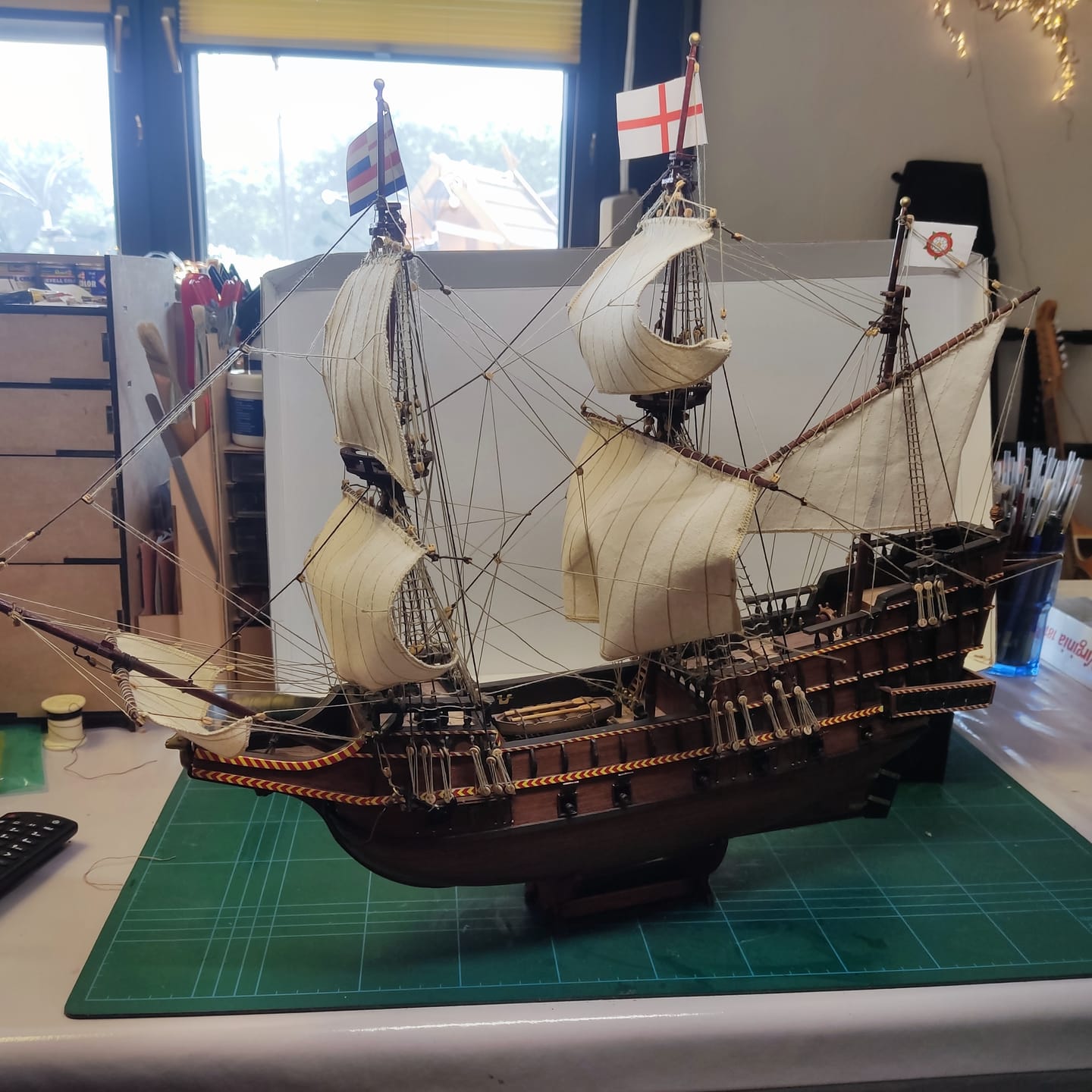 Customer photo review of Maqueta Barco Golden Hind