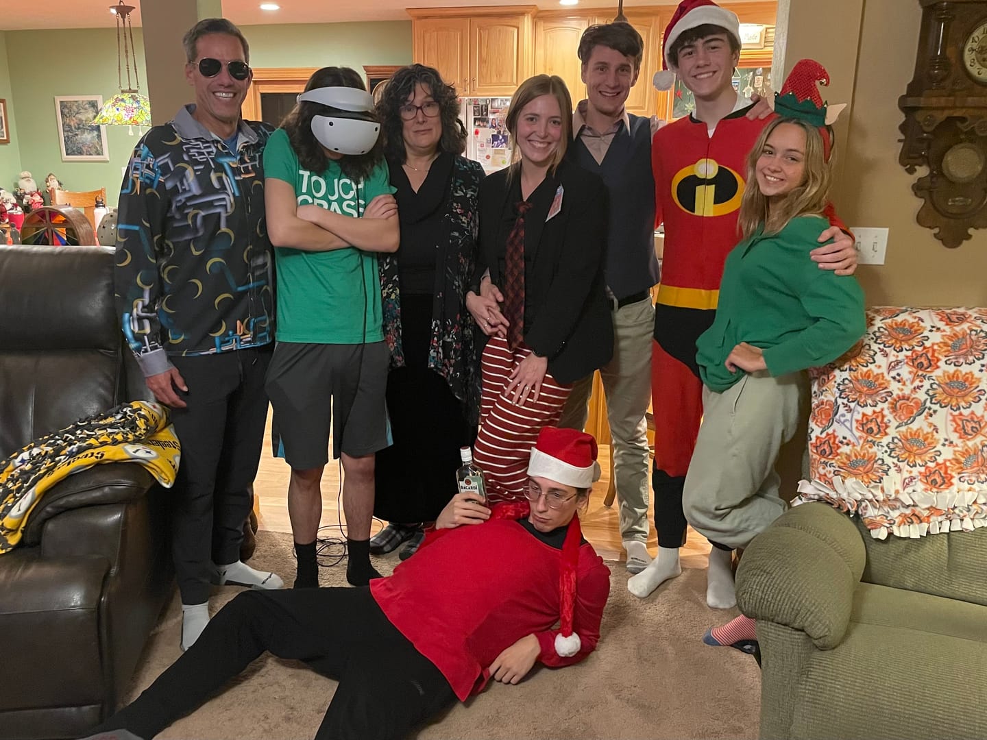 Customer photo review of Polar Express Christmas Train Murder Mystery Game Kit