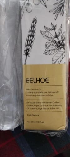 Customer photo review of Veganic Hair Care Oil