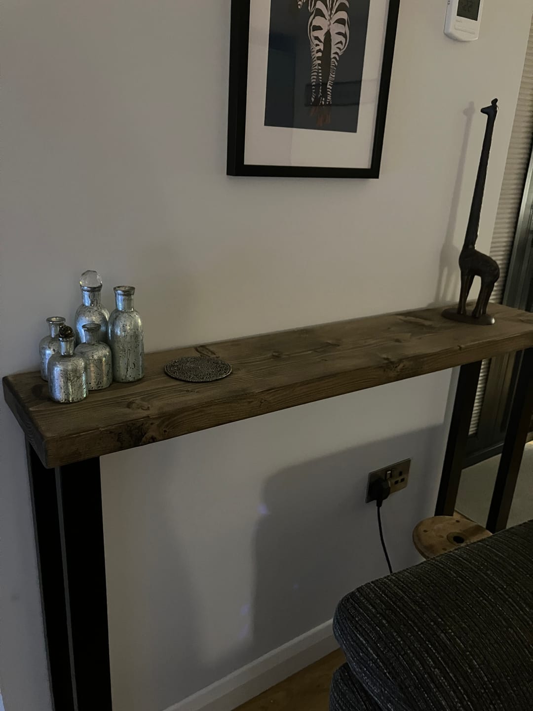 Customer photo review of Rustic Console Table | 22.5cm Depth
