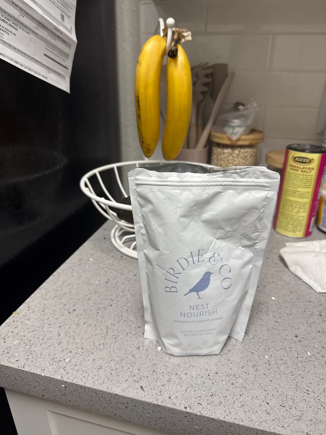 Customer photo review of Nest Nourish Postpartum Support Powder