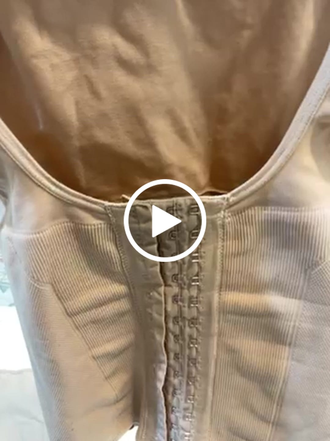 Customer video review of Microfiber Shoulder Straps Back Support Waist and Abdomen Control Corset
