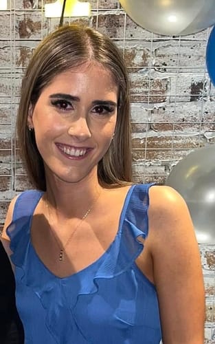Customer photo review of Pear Shape Diamond Trio Drop Necklace set in 9ct Yellow Gold