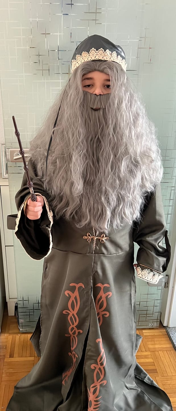 Customer photo review of Harry Potter Albus Dumbledore Halloween Cosplay Kostüm Erwachsene