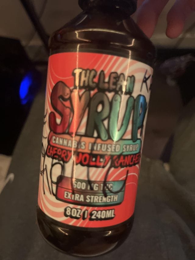 Customer photo review of 600mg THC Syrup