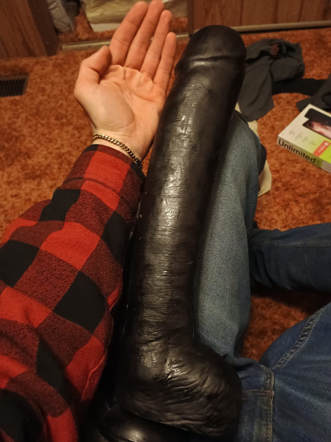 Customer photo review of The Black Destroyer Dildo