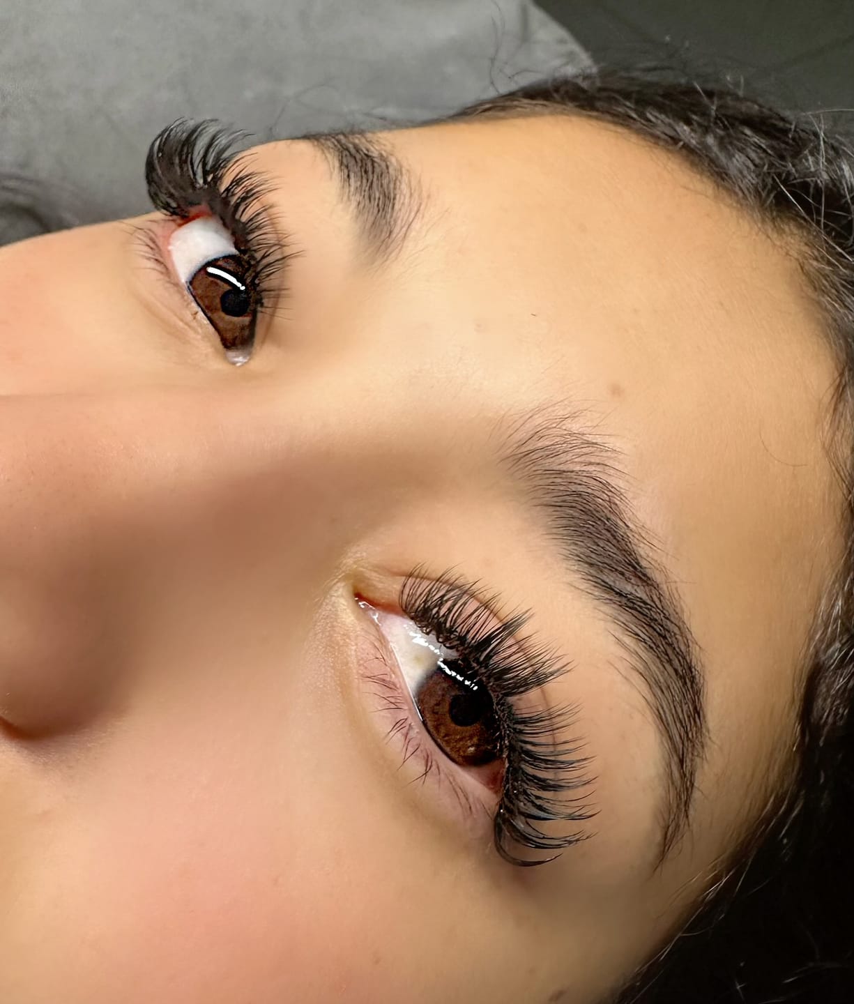 Customer photo review of Premium Eyelash Extensions 0.03mm