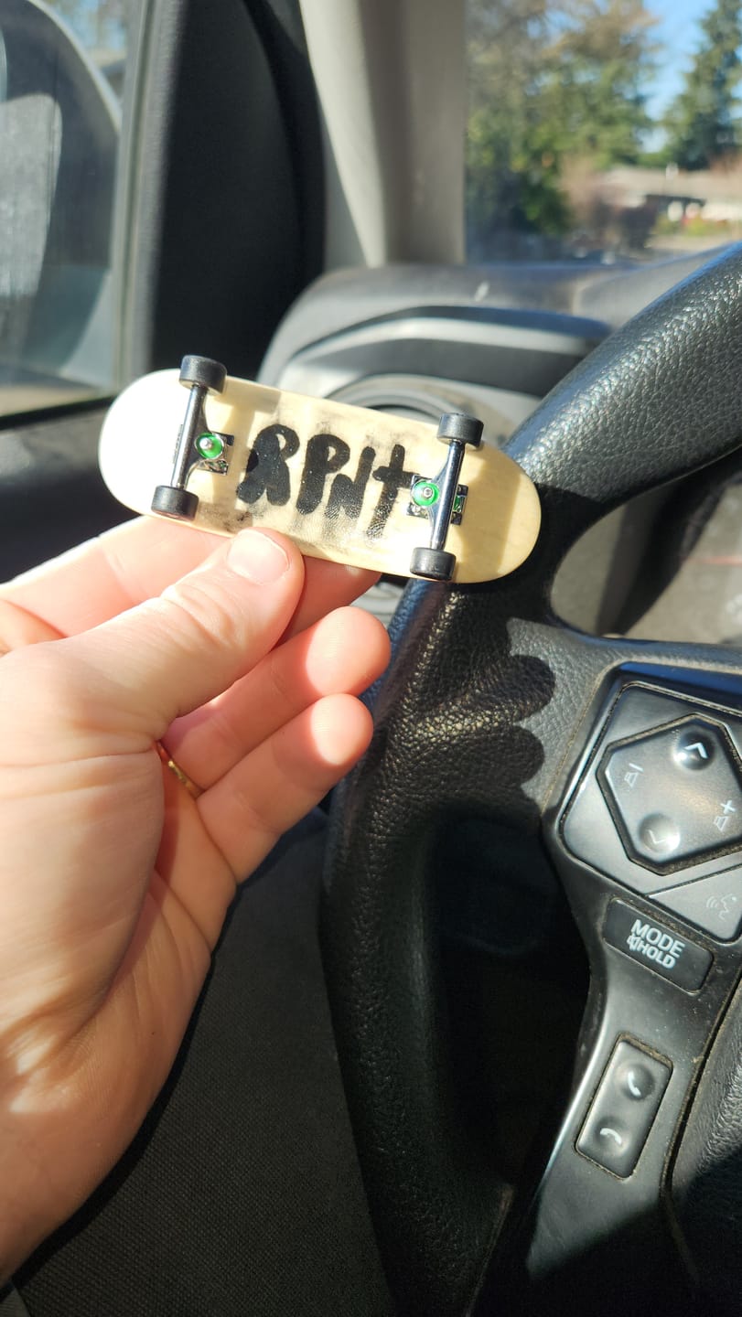 Customer photo review of Standard Fingerboard Veneer - 3 Boards