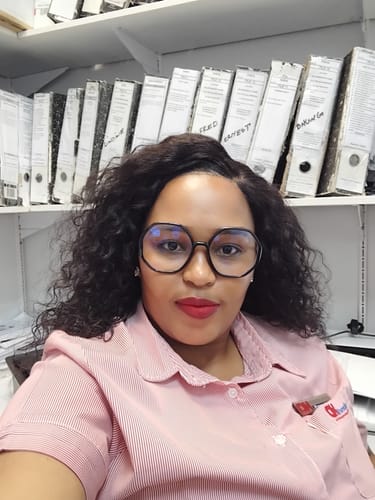 Customer photo review of Brazilian 4x4 Lace Wig - Water Curl - 14"