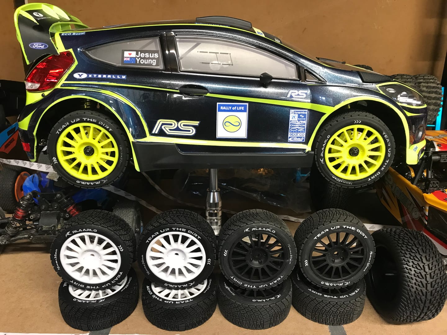 Customer photo review of Assembled Wheel Set For XTS-F10 RC Rally Car