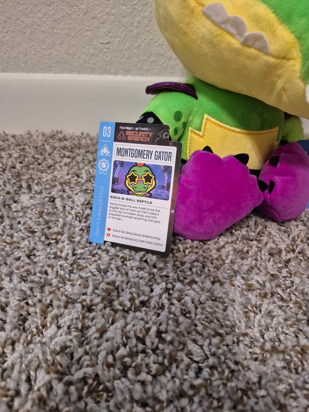 Customer photo review of Five Nights at Freddy's - Montgomery Gator Collector's Plush