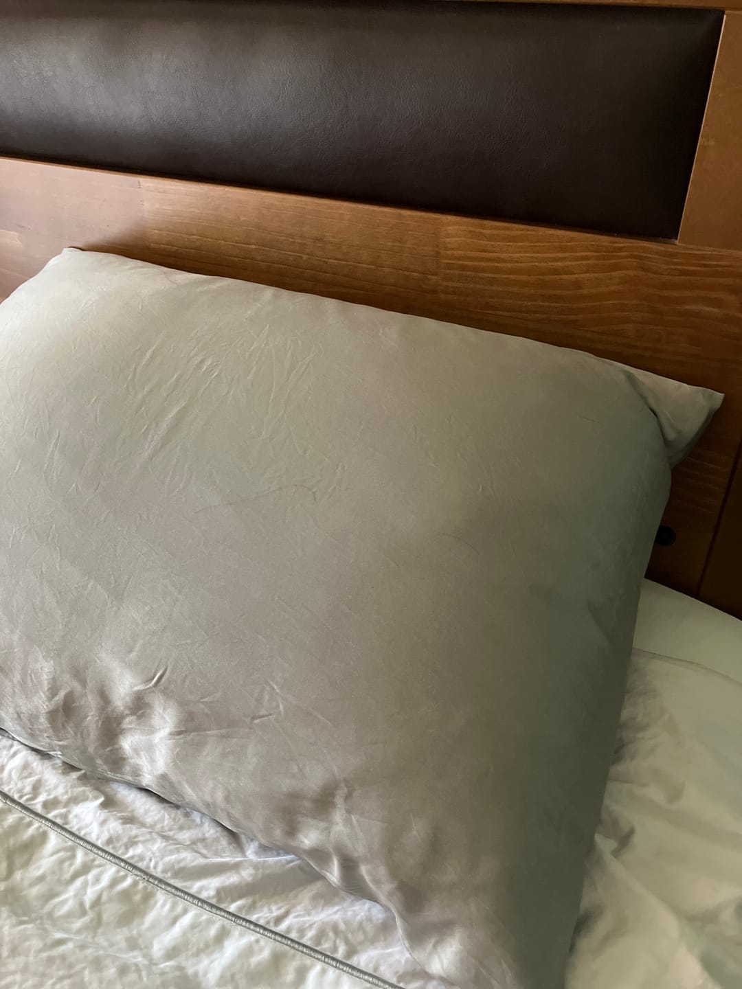 Customer photo review of Funda de almohada de seda natural gris - EDICIÓN LIMITADA