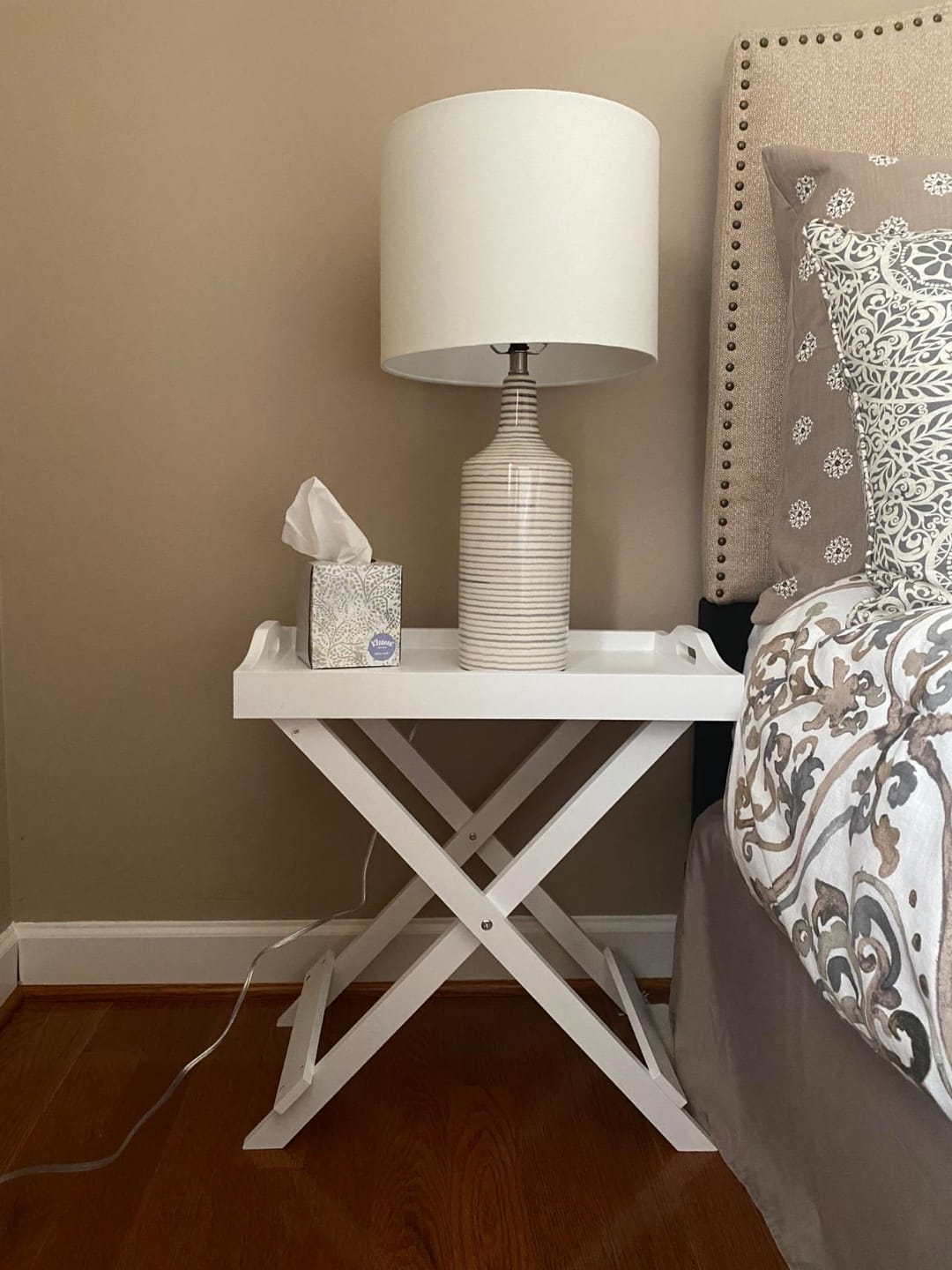 Customer photo review of Decorative Display and Accent Table Center Table Wooden