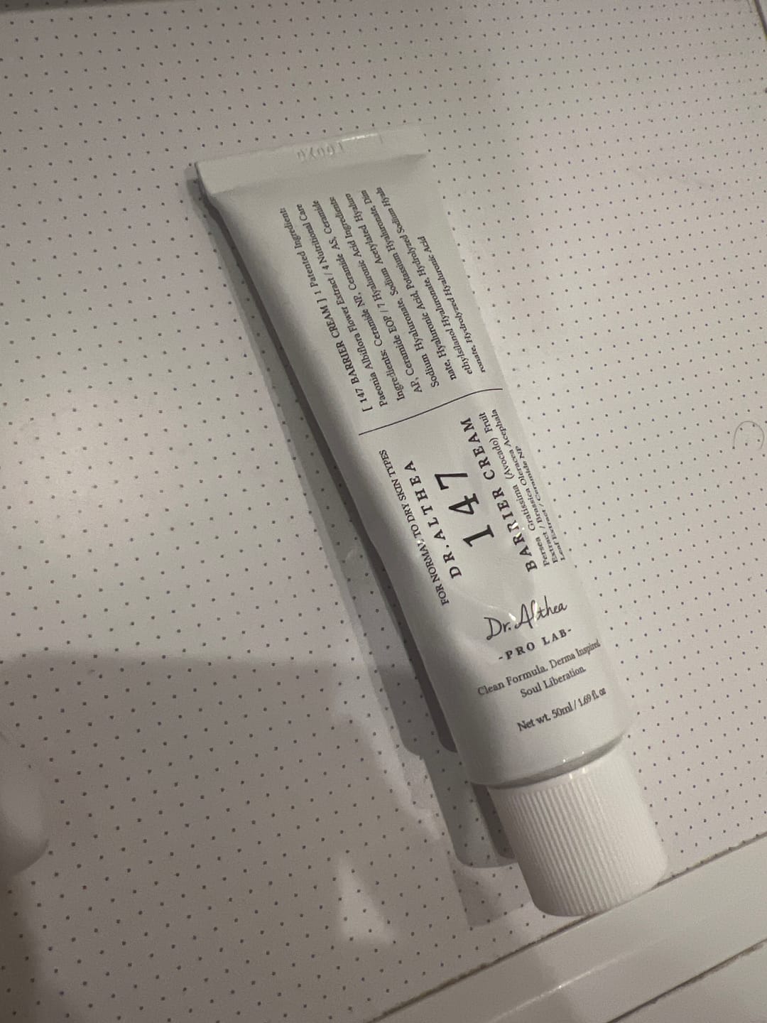 Customer photo review of Nomierinošs krēms ar azulēnu Dr. Althea Pro Lab Azulene 147 HA-Intensive Soothing Cream