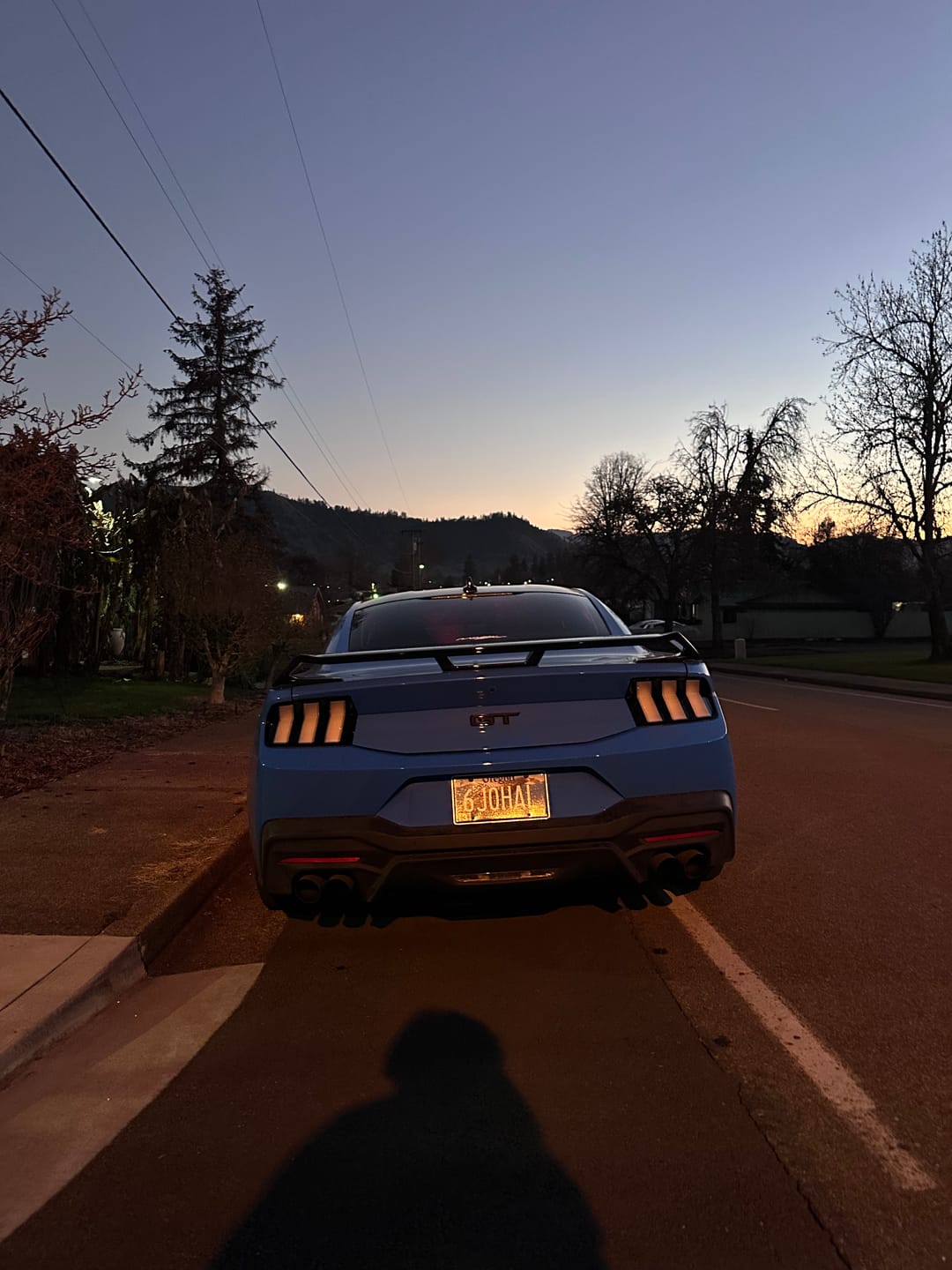 Customer photo review of 2024 + Ford Mustang S650 Euro Style Taillights Amber Turn Signal Sequential