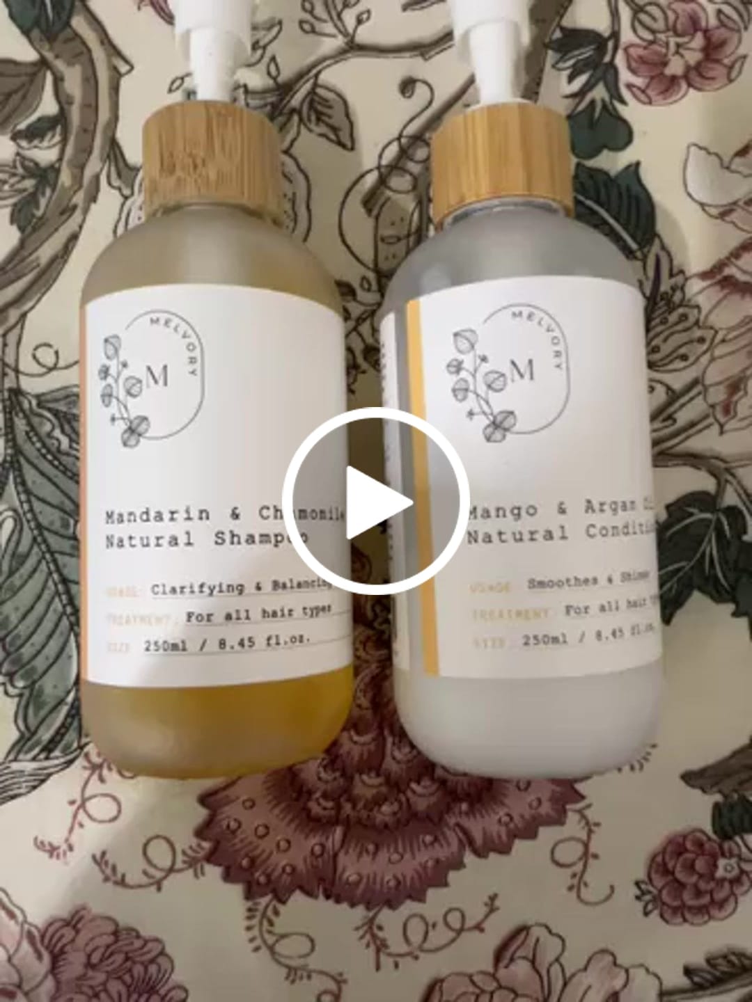 Customer video review of Mango & Argan Oil Natural Conditioner