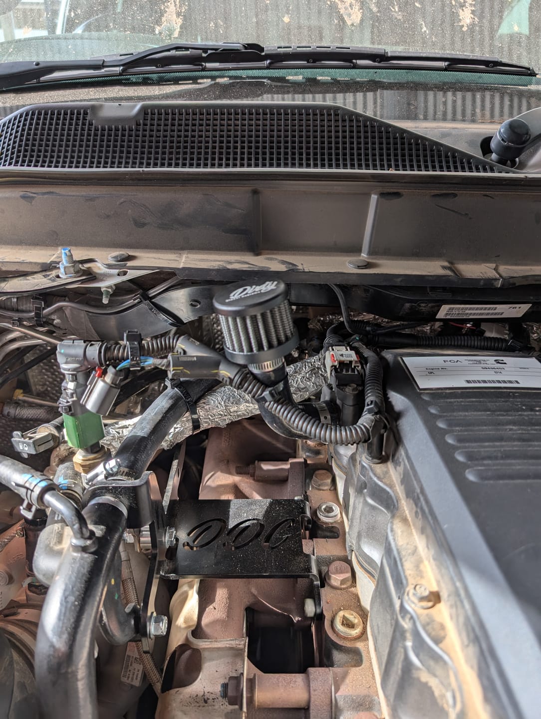 Customer photo review of 2007.5-2023 Cummins CCV Delete Kit (I67-ENG-A002)
