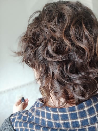 Customer photo review of 15% Herbal-Love Haarseife (Haarwachstum & Haarglanz)