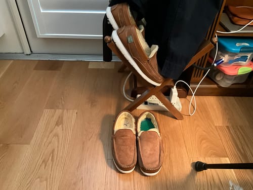 Customer photo review of Men's Sheepskin Shipley Shoe