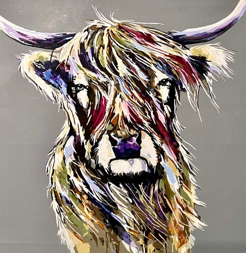 Customer photo review of Custom Paint by Numbers Kit for Personalized Artwork