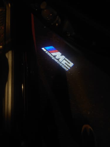Customer photo review of BMW F SERIES DOOR LIGHTS