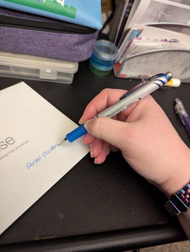 Customer photo review of Pentel Energel Liquid Gel Ink Pen