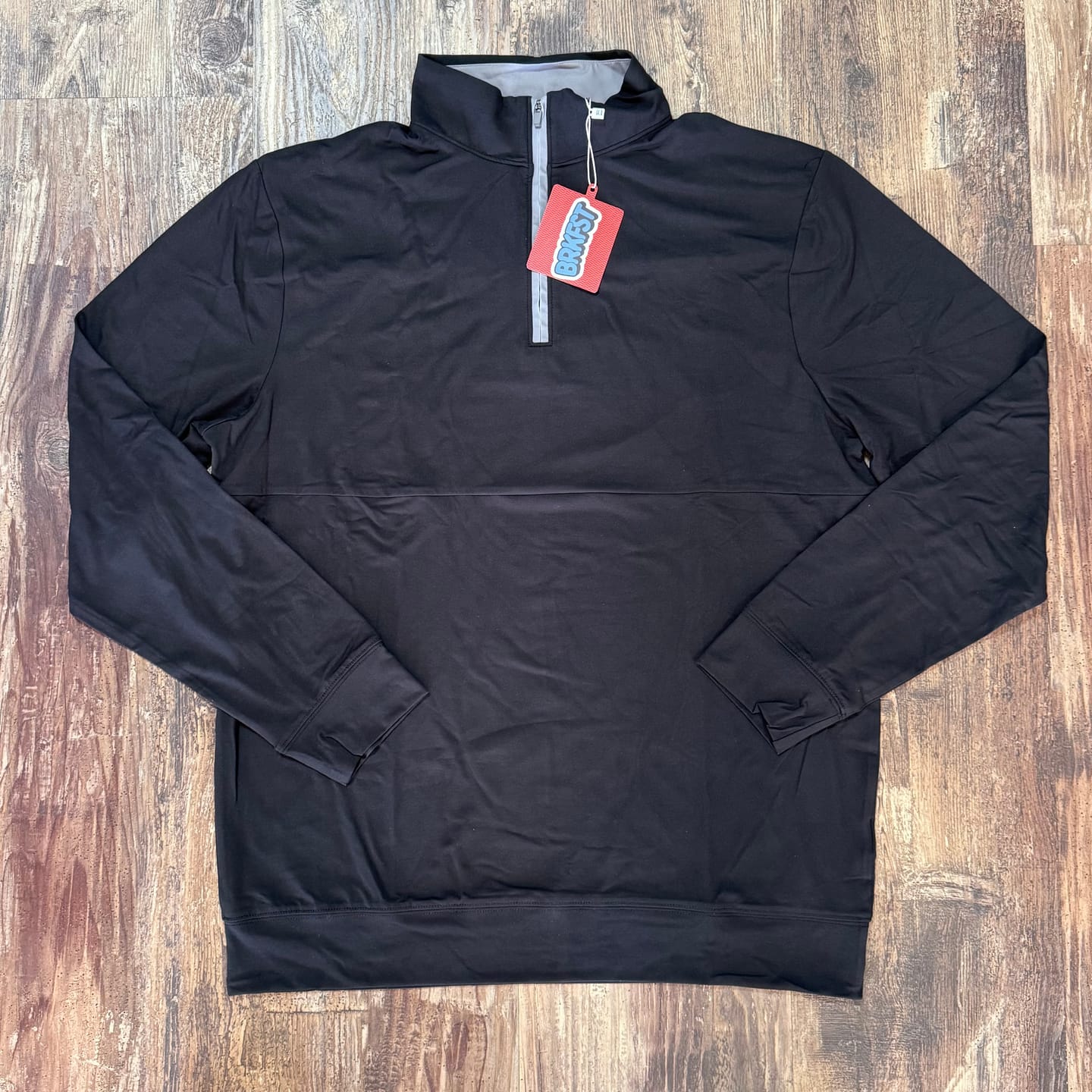 Customer photo review of Breakfast Balls® "Black" – Quarter Zip