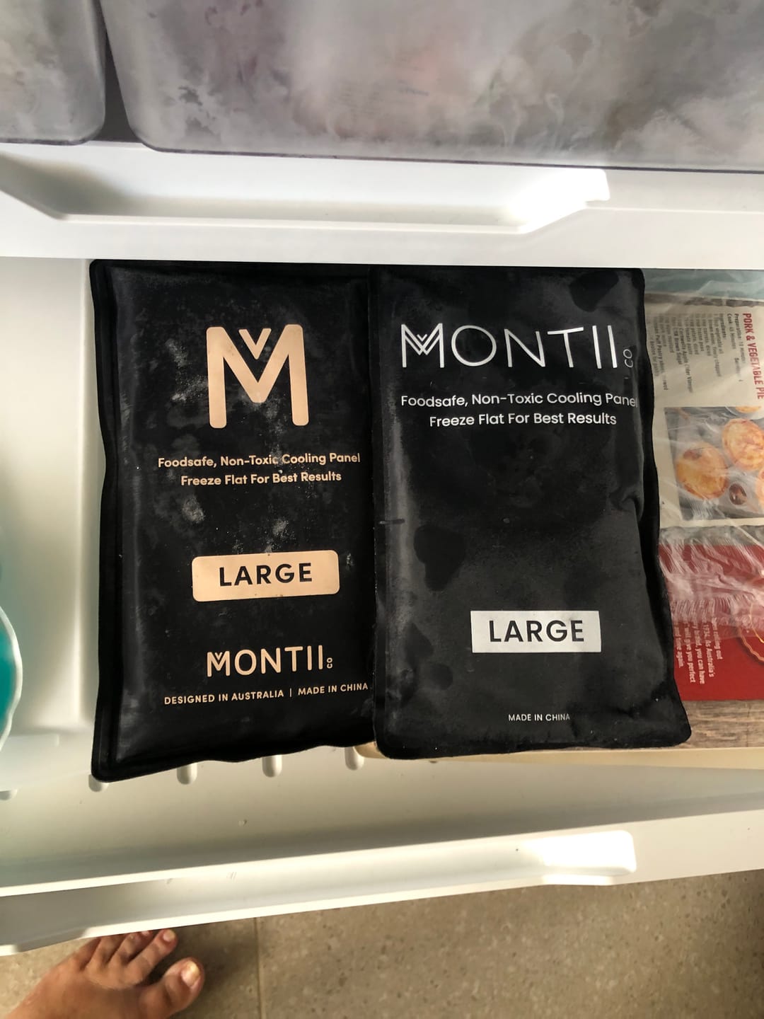 Customer photo review of MontiiCo Ice Pack 2.0 Medium