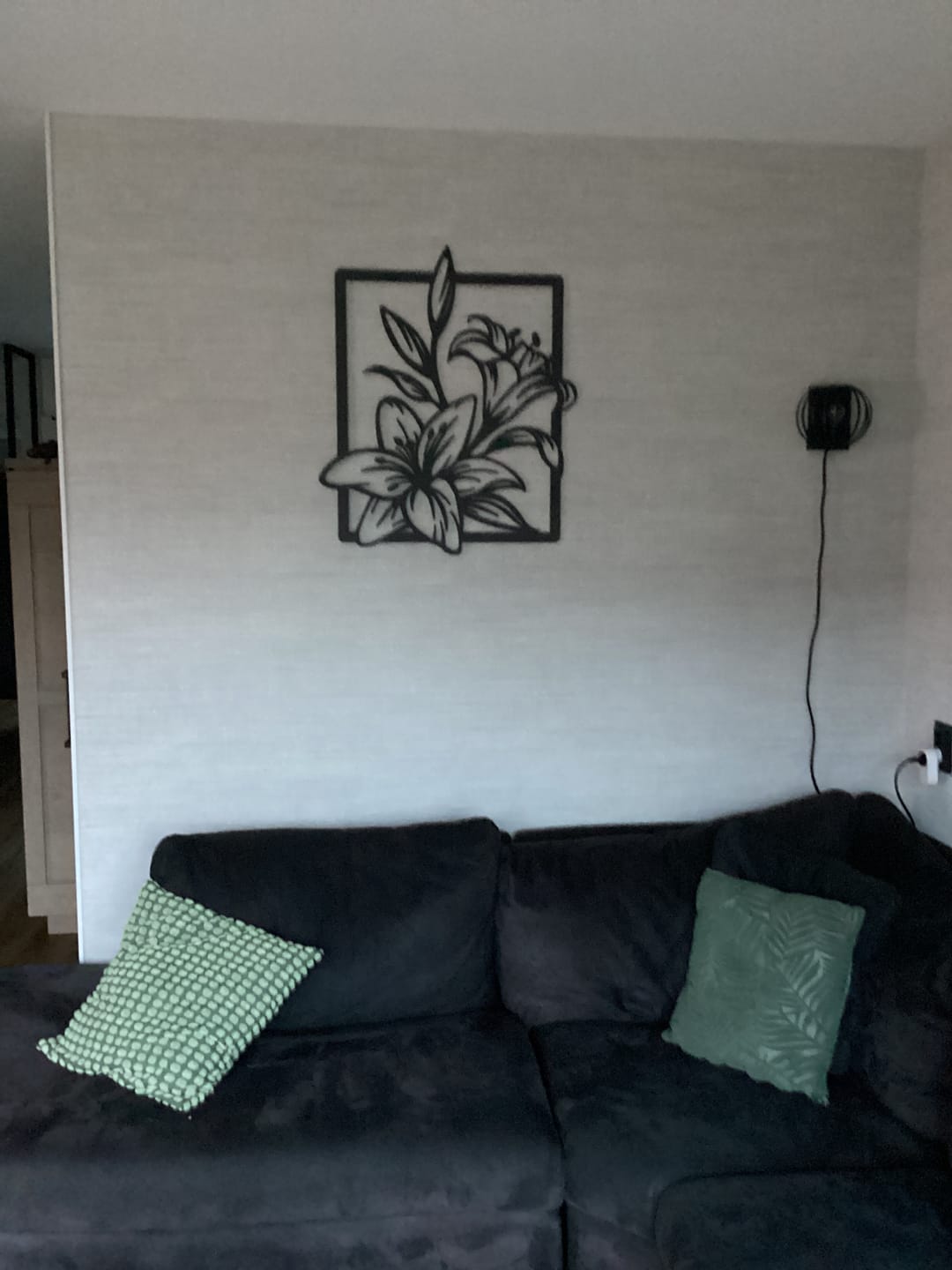 Customer photo review of Wanddecoratie | Bloem in frame
