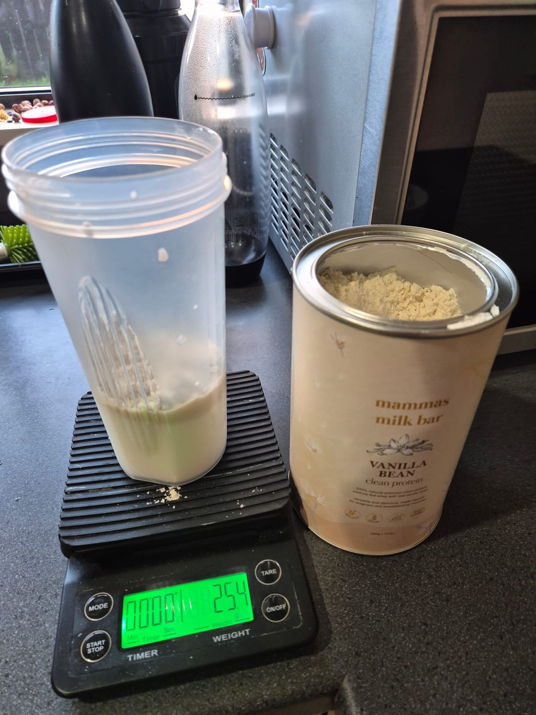 Customer photo review of Vanilla Premium Whey Protein