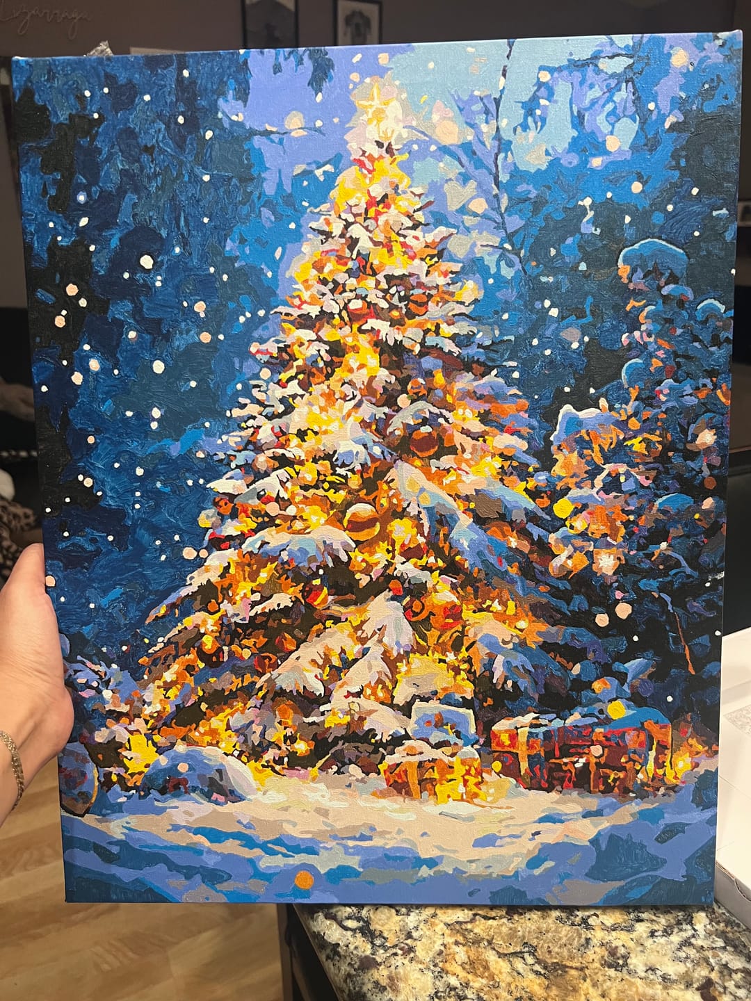 Customer photo review of Snowfall Splendor