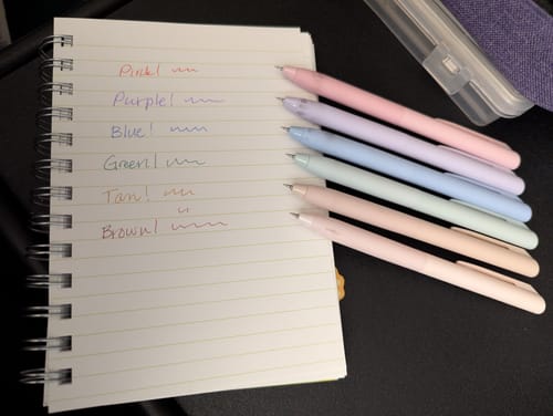 Customer photo review of Morandi Neutral Color Pen Set