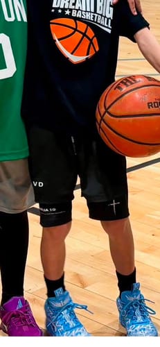 Customer photo review of Joshua 1:9 'Lion' Youth Performance Shorts