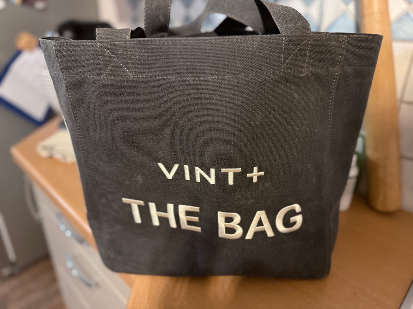 Customer photo review of CANVAS BAG - BIG - ANTHRAZIT
