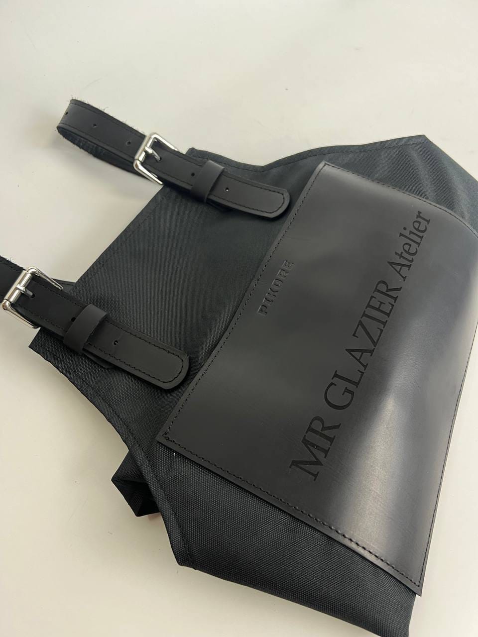 Customer photo review of Canvas Chef Apron