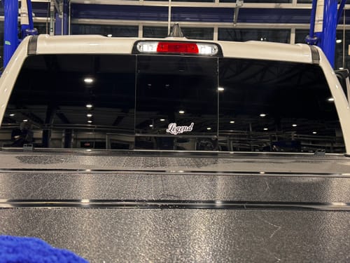 Customer photo review of Legend Decal