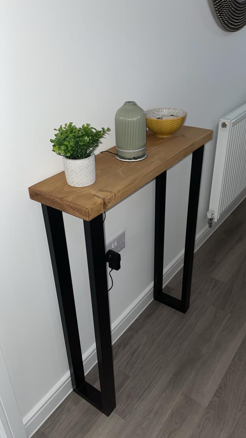 Customer photo review of Rustic Console Table | 22.5cm Depth