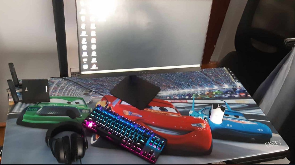Customer photo review of Customizable Mousepad