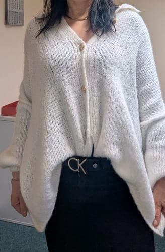 Customer photo review of Oversized Cardigan "CozyGlam"
