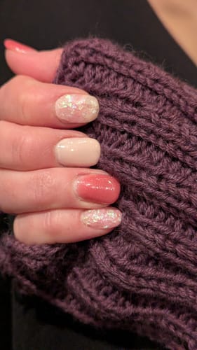 Customer photo review of Mermaid Dipping Powder