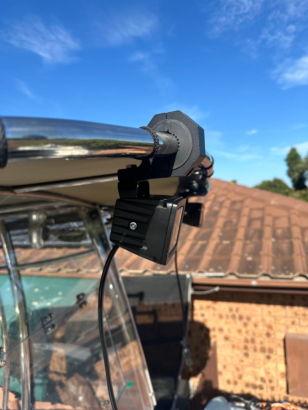 Customer photo review of 25-50mm Bull Bar Tube Mount Brackets (pair)