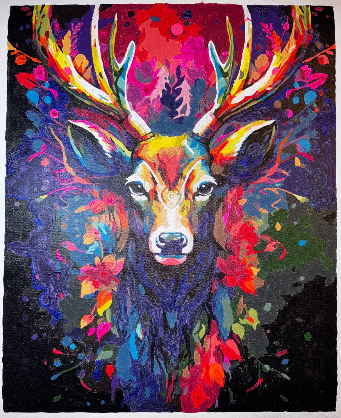 Customer photo review of Hirsch, Mysteriös - Malen nach Zahlen