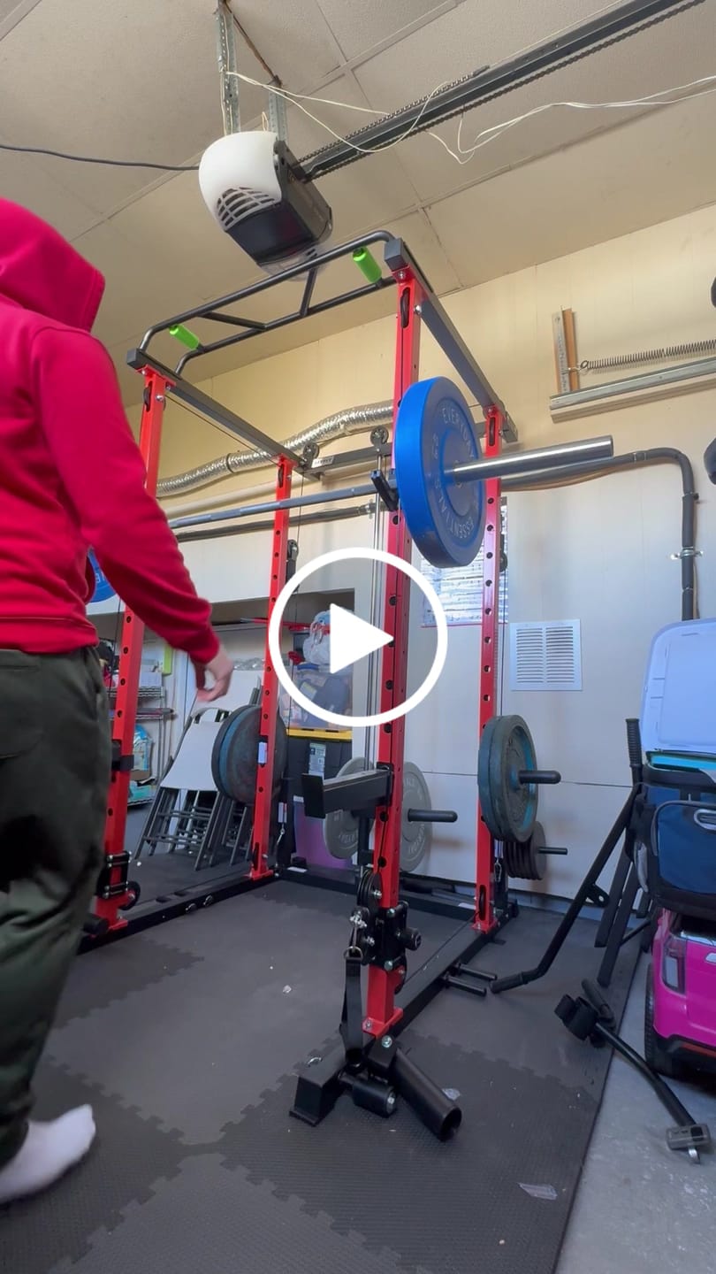 Customer video review of RitFit PPC03 1000lbs Power Cage with Smooth Cable System