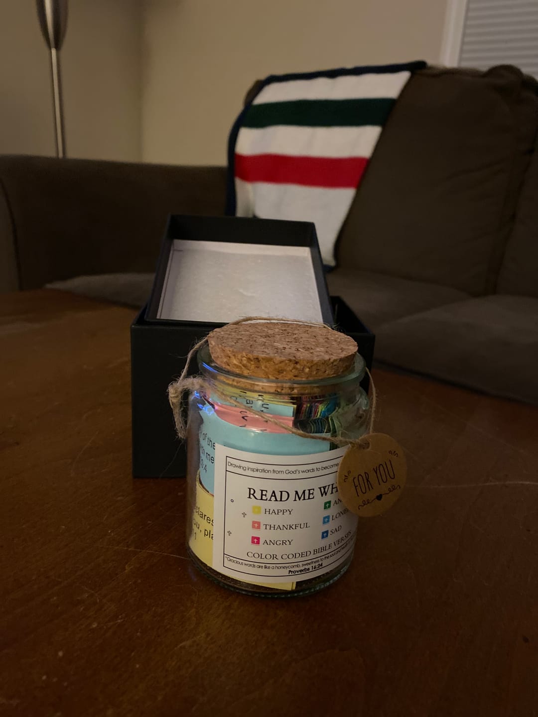 Customer photo review of (BUNDLE OFFER) Handmade 90 Day Bible Verses Jar (Comes With Christian Gift Box)