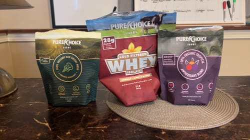 Customer photo review of Organic Powdered Superfood Greens